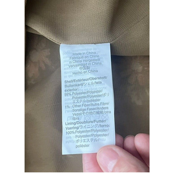 Madewell Tiered Midi Dress Fall Harvest Gold Floral Dress Cottage Boho Size 4 - Picture 11 of 14